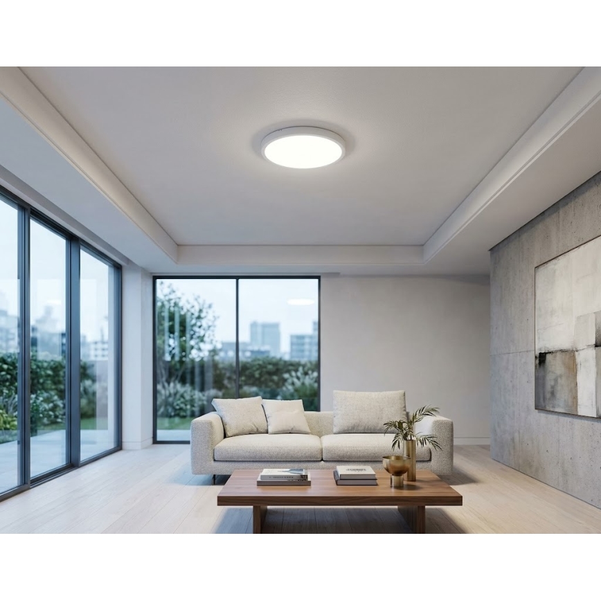 BRILAGI - LED plafondlamp voor de badkamer ZENNA LED/18W/230V Ø 29,5 cm IP44 wit