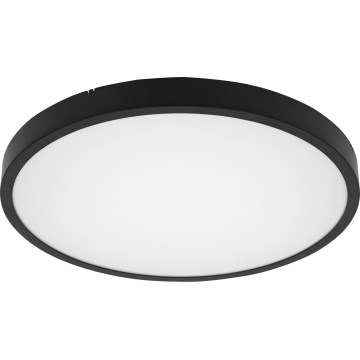 Brilagi - LED-plafondlamp voor badkamer ZENNA LED/18W/230V Ø 29,5 cm IP44 zwart