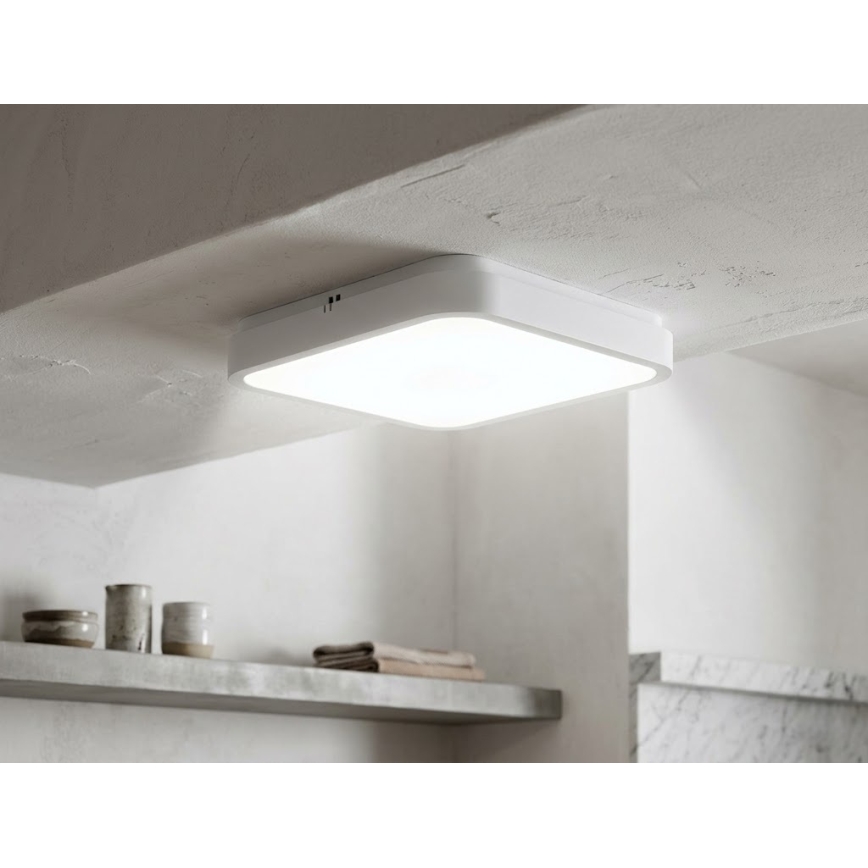 BRILAGI - LED plafondlamp voor badkamer ZENNA LED/24W/230V 34,5x34,5 cm IP44 wit