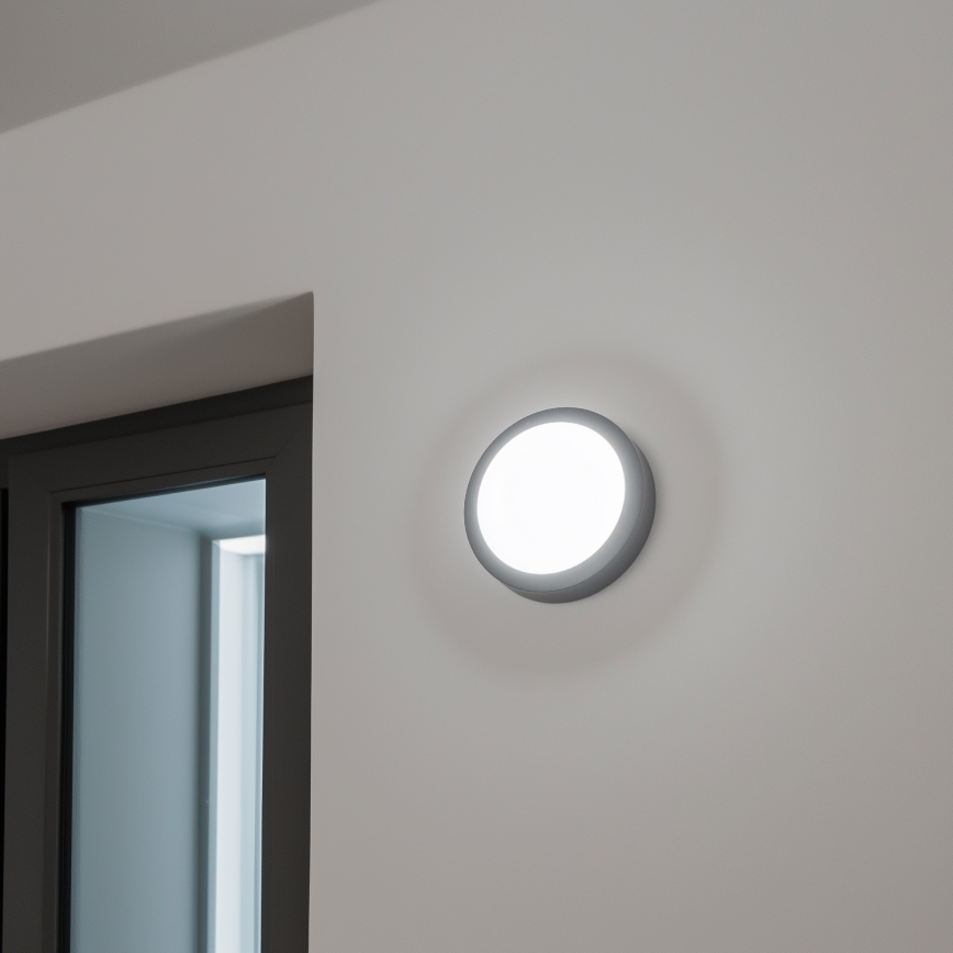 Brilagi - LED Plafondlamp voor buiten LED/13W/230V diameter 17 cm IP54 antraciet