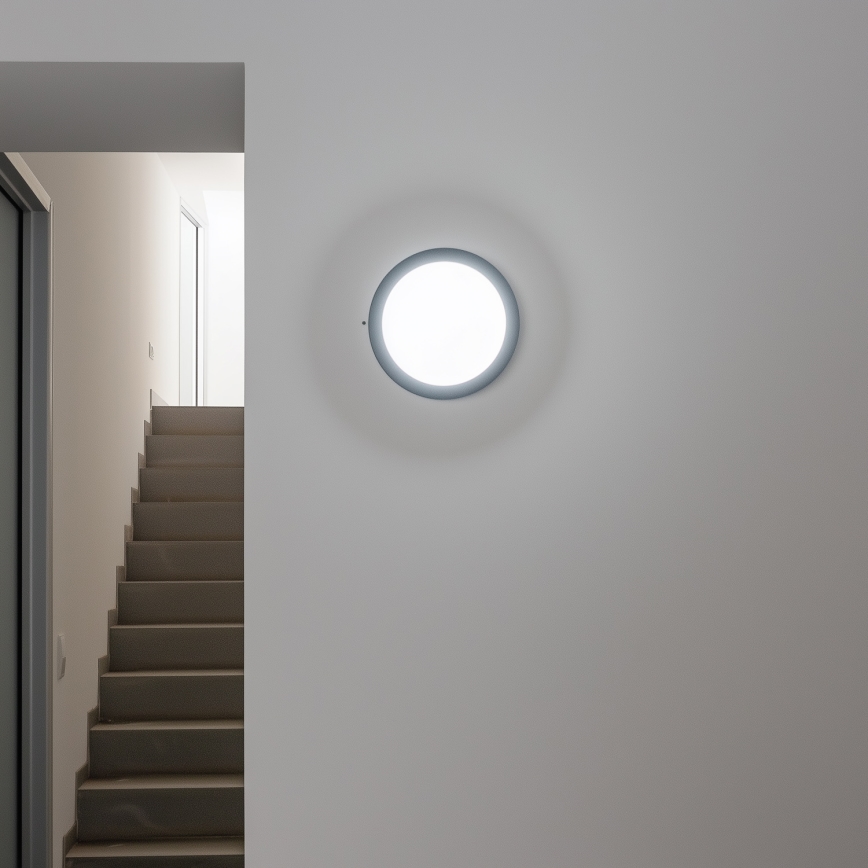 Brilagi - LED Plafondlamp voor buiten LED/13W/230V diameter 17 cm IP54 antraciet