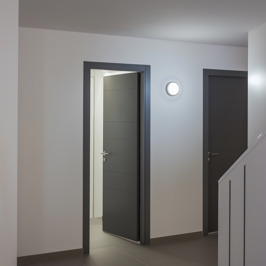 Brilagi - LED Plafondlamp voor buiten LED/13W/230V diameter 17 cm IP54 antraciet