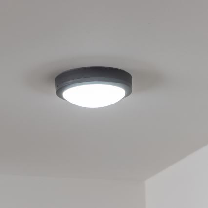 Brilagi - LED Plafondlamp voor buiten LED/13W/230V diameter 17 cm IP54 antraciet