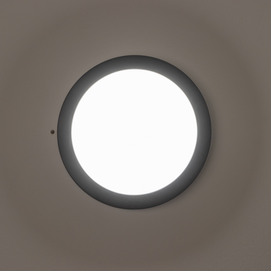 Brilagi - LED Plafondlamp voor buiten LED/13W/230V diameter 17 cm IP54 antraciet