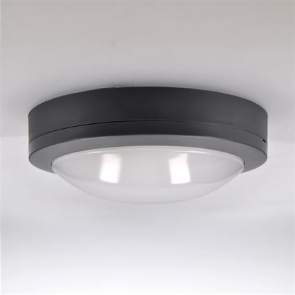 Brilagi - LED Plafondlamp voor buiten LED/13W/230V diameter 17 cm IP54 antraciet