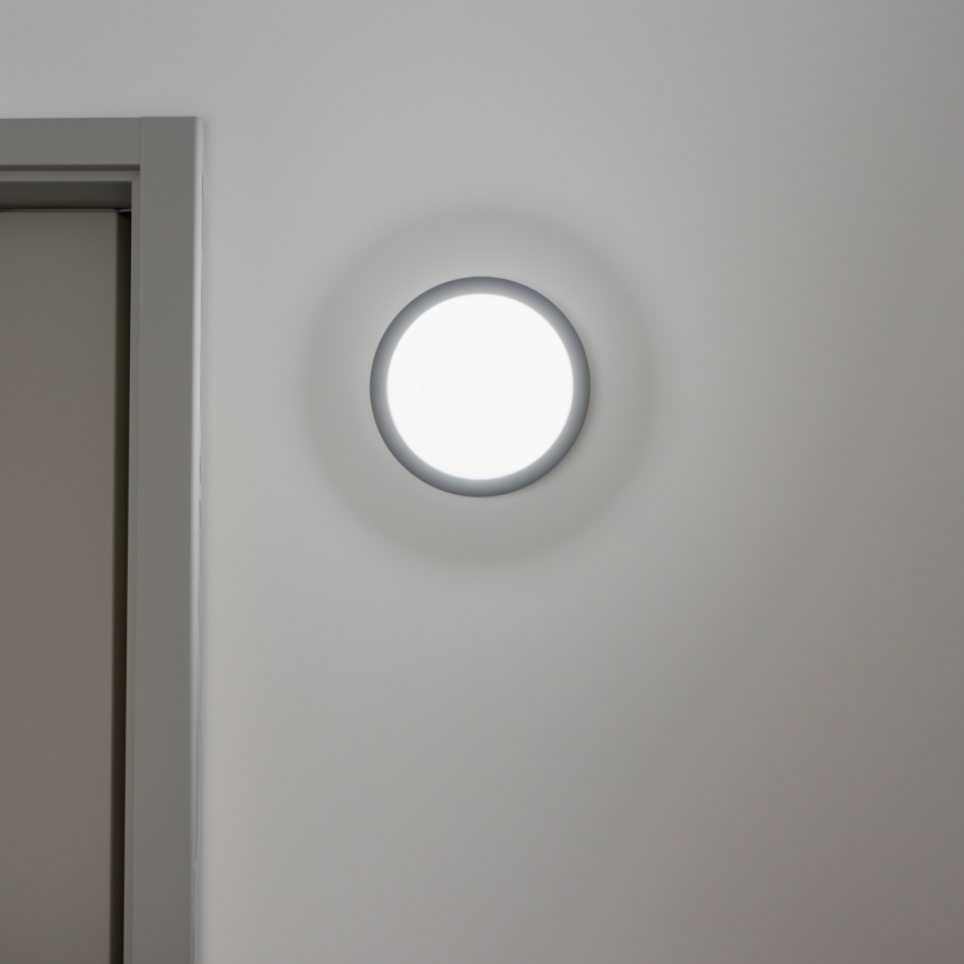 Brilagi - LED Plafondlamp voor buiten LED/20W/230V diameter 23 cm IP54 antraciet