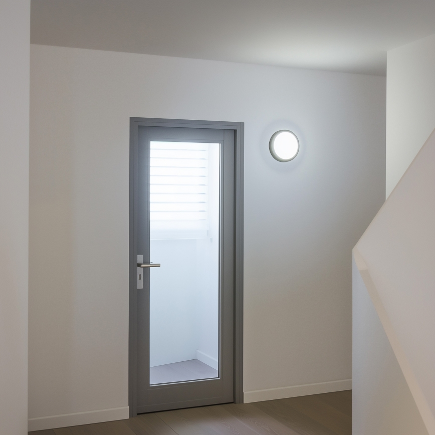 Brilagi - LED Plafondlamp voor buiten LED/20W/230V diameter 23 cm IP54 antraciet