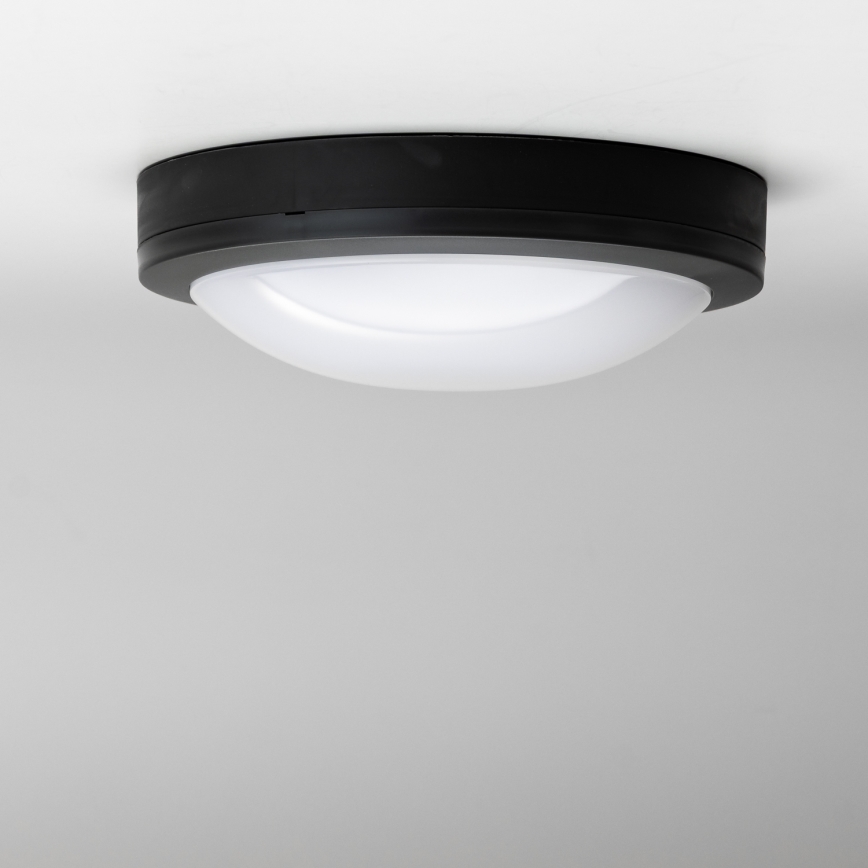 Brilagi - LED Plafondlamp voor buiten LED/20W/230V diameter 23 cm IP54 antraciet