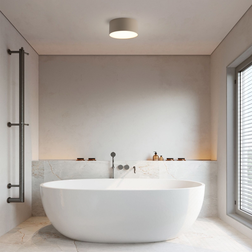 Brilagi - LED-plafondlamp FORIS voor badkamer, 20W/230V, Ø 15 cm, beige, IP44