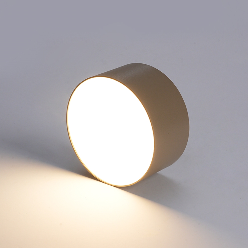 Brilagi - LED-plafondlamp FORIS voor badkamer, 20W/230V, Ø 15 cm, beige, IP44