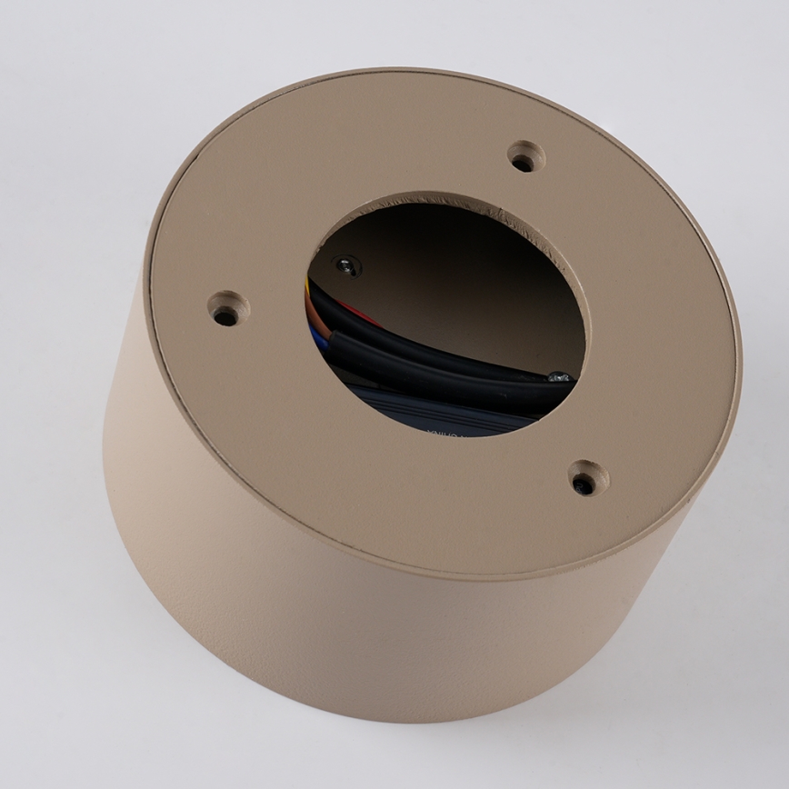 Brilagi - LED-plafondlamp FORIS voor badkamer, 20W/230V, Ø 15 cm, beige, IP44