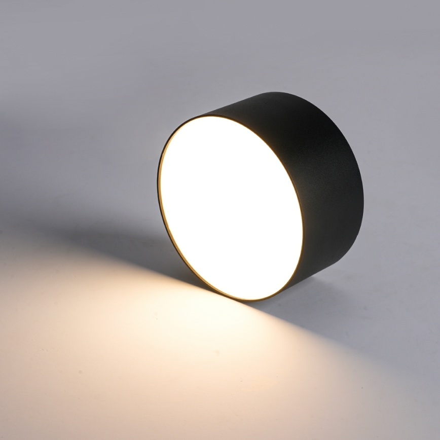 Brilagi - LED-plafondlamp voor badkamer FORIS LED/20W/230V Ø 15 cm zwart IP44