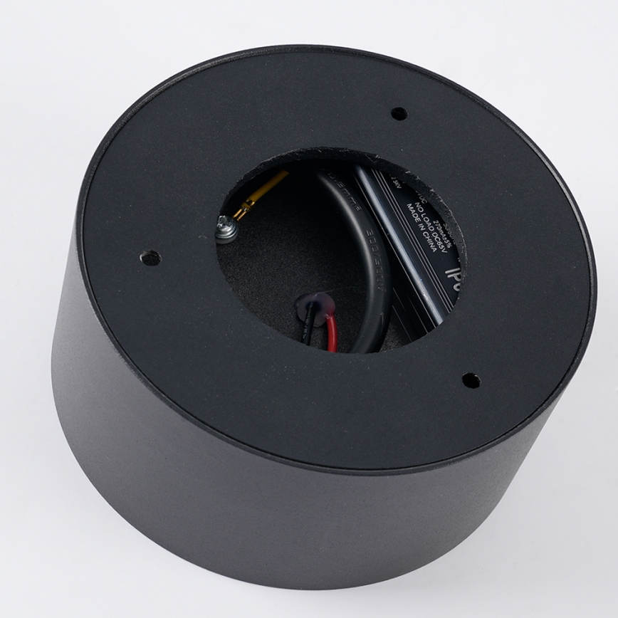 Brilagi - LED-plafondlamp voor badkamer FORIS LED/20W/230V Ø 15 cm zwart IP44