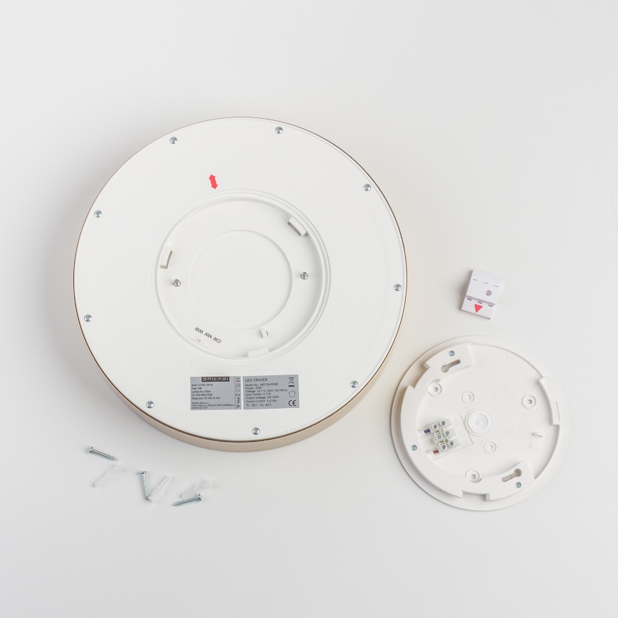 Brilagi - LED-plafondlamp voor badkamer POOL LED/24W/230V 3000/4000/5500K Ø 30 cm IP54 brons