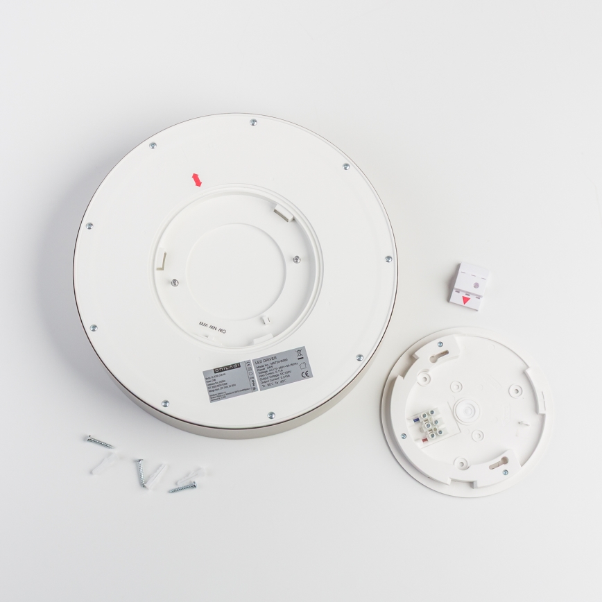 Brilagi - LED badkamerplafondlamp POOL LED/24W/230V 3000/4000/5500K Ø 30 cm IP54 messing