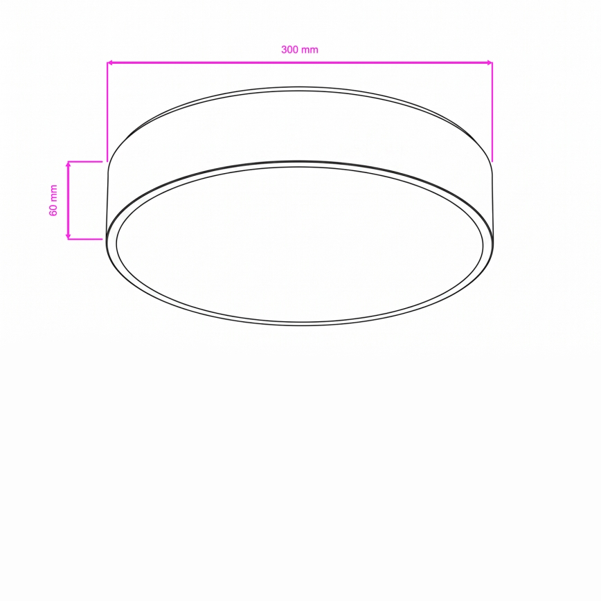 Brilagi - LED badkamerplafondlamp POOL LED/24W/230V 3000/4000/5500K Ø 30 cm IP54 messing