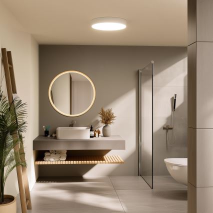 Brilagi - LED badkamerplafondlamp POOL LED/36W/230V 3000/4000/5500K Ø 40 cm IP54 wit