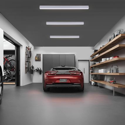 Brilagi - LED SLEEKLINE plafondlamp voor badkamer 40W/230V 3000/4500/6000K zilver IP44