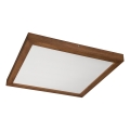 Brilagi - LED Plafondlamp voor de badkamer WOODY FRAME LED/50W/230V 60x60 cm IP44 eiken kers