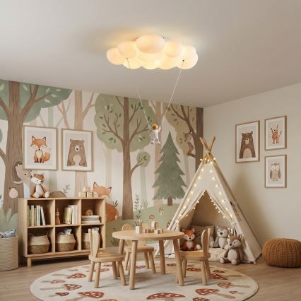 Brilagi - LED plafondlamp voor kinderen ASTRO LED/77W/230V wit