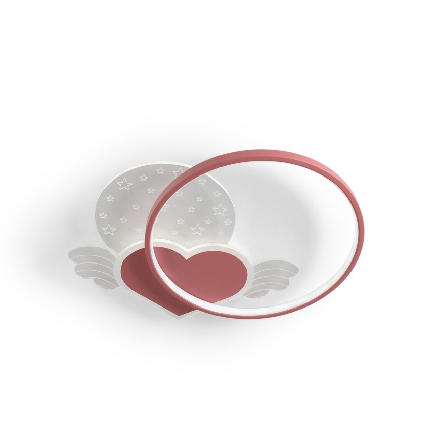 Brilagi - LED plafondlamp voor kinderen LOVE LED/48W/230V 3000/4500/6000K roze