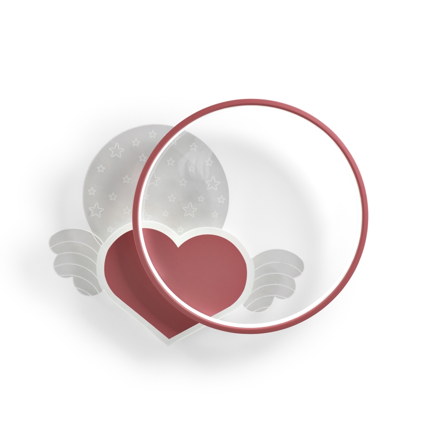 Brilagi - LED plafondlamp voor kinderen LOVE LED/48W/230V 3000/4500/6000K roze