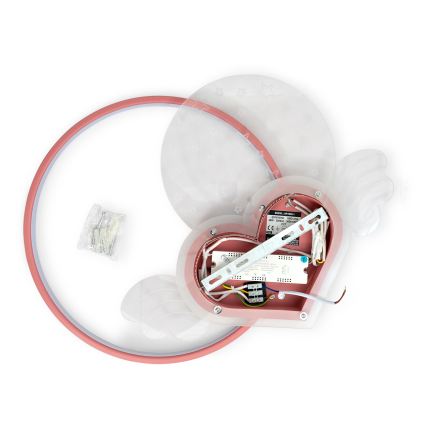 Brilagi - LED plafondlamp voor kinderen LOVE LED/48W/230V 3000/4500/6000K roze