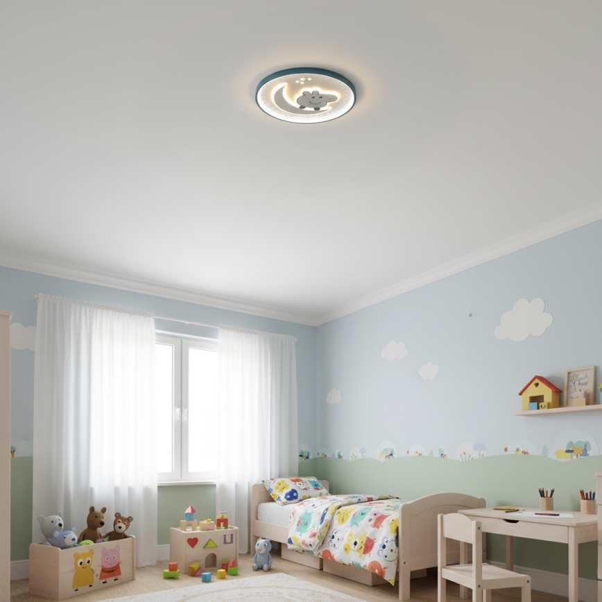 Brilagi - LED plafondlamp voor kinderkamer PIGGY LED/70W/230V 3000/4500/6000K Ø 45 cm