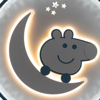 Brilagi - LED plafondlamp voor kinderkamer PIGGY LED/70W/230V 3000/4500/6000K Ø 45 cm
