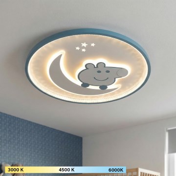 Hellux Kinderkamer Plafondlamp van Hout | Plafondlampen voor Kinderen | Hanglamp 70x29x32cm voor Babykamer | Vliegtuiglamp E27 Zonder Lamp (Groen/ Natuurhout
