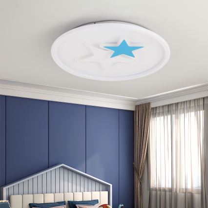 Brilagi - LED plafondlamp voor kinderkamer STARS LED/35W/230V Ø 53 cm