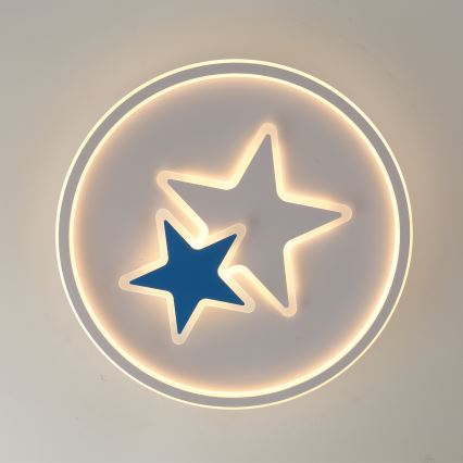 Brilagi - LED plafondlamp voor kinderkamer STARS LED/35W/230V Ø 53 cm