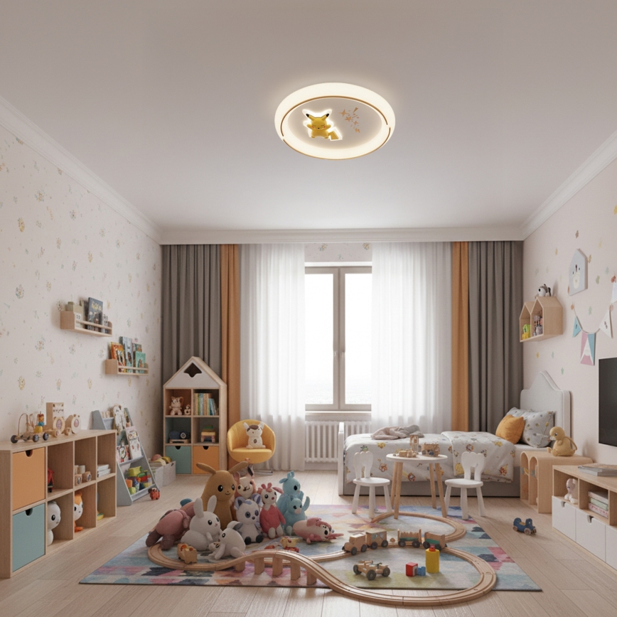 Brilagi - LED kinderplafondlamp THUNDER LED/90W/230V 3000/4500/6000K Ø 50 cm