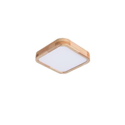 Brilagi - LED plafondlamp WOODLINE SQUARE LED/32W/230V 3000/4000/6000K eik 30x30 cm