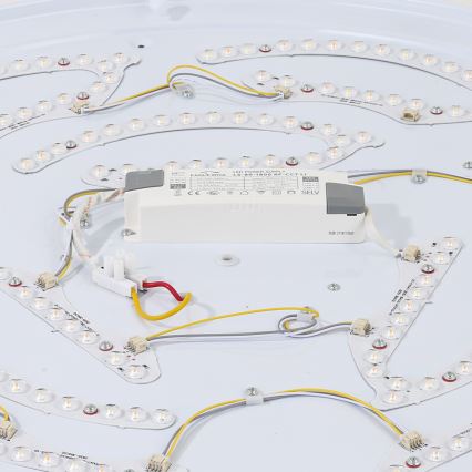 Brilagi - LED-plafondlamp WOODROUND LED/40W/230V 3000/4000/6000K Ø 60 cm hout CRI 90