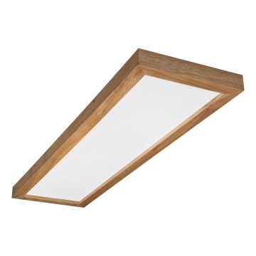 Brilagi - LED Plafondlamp WOODY FRAME LED/40W/230V 120x30 cm IP44 eiken