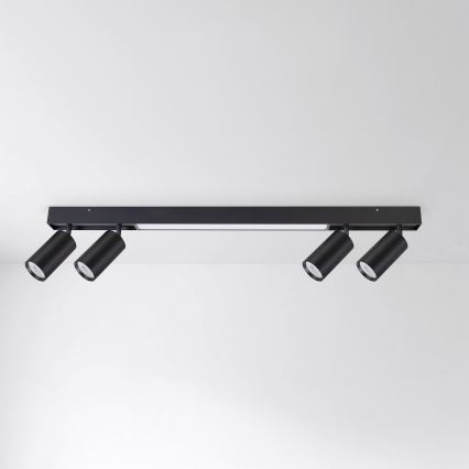 Brilagi - LED plafondspot SELE 4xGU10/30W/230V + LED/20W zwart
