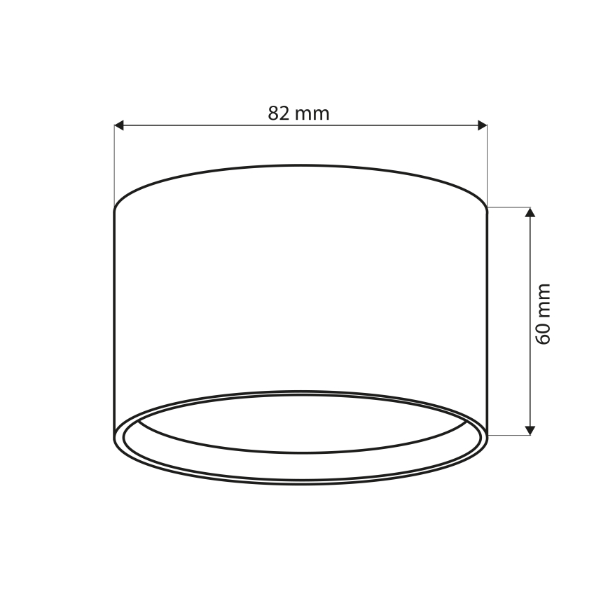 Brilagi - LED Plafondspot SMOOTH 1xGX53/15W/230V goud