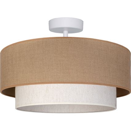 Brilagi - LED plafonnière BOHO ECO 1xE27/10W/230V Ø 40 cm beige/crème