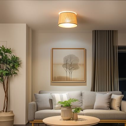 Brilagi - LED-plafonnière CERIA 1xE27/40W/230V Ø 35 cm beige