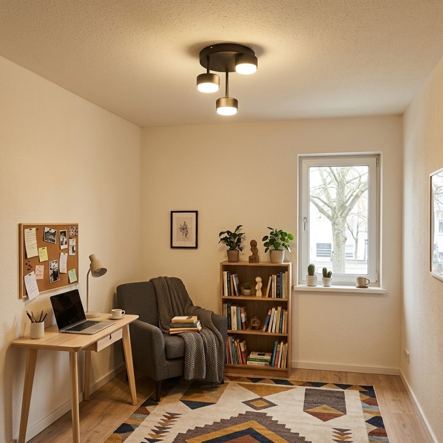 Brilagi - LED plafonnière MONO 3xGX53/30W/230V zwart