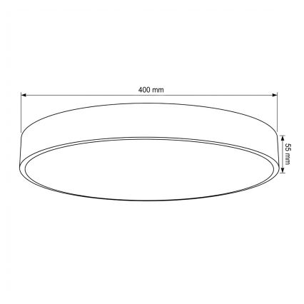 Brilagi - LED-plafondlamp POOL LED/48W/230V 3000/4000/6000K Ø 40 cm beige