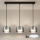 Brilagi - LED RGB+CCT dimbare hanglamp aan kabel AURA LUX 3xGX53/14W/230V 2700-6500K Wi-Fi Tuya zwart/rookglas