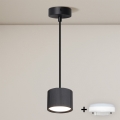 Brilagi - LED RGB+CCT dimbare hanglamp aan kabel STRIPY 1xGX53/14W/230V 2700-6500K Wi-Fi Tuya zwart