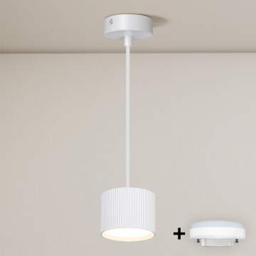 Brilagi - LED RGB+CCT dimbare hanglamp met kabel STRIPY 1xGX53/14W/230V 2700-6500K Wi-Fi Tuya wit
