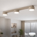 Brilagi - LED RGB+CCT dimbare spot MONO 3xGX53/14W/230V 2700-6500K Wi-Fi Tuya beige