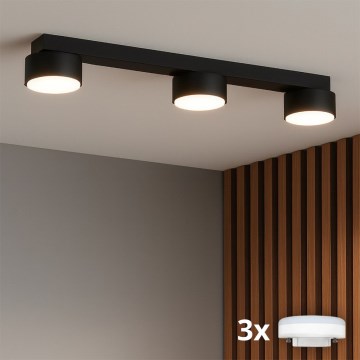 Brilagi - LED RGB+CCT dimbare spot MONO 3xGX53/14W/230V 2700-6500K Wi-Fi Tuya zwart