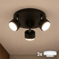 Brilagi - LED RGB+CCT dimbare spot MONO 3xGX53/14W/230V 2700-6500K Wi-Fi Tuya zwart