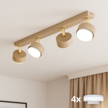 Brilagi - LED RGB+CCT dimbare spot MONO 4xGX53/14W/230V 2700-6500K Wi-Fi Tuya beige