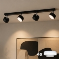 Brilagi - LED RGB+CCT dimbare spot MONO 4xGX53/14W/230V 2700-6500K Wi-Fi Tuya zwart